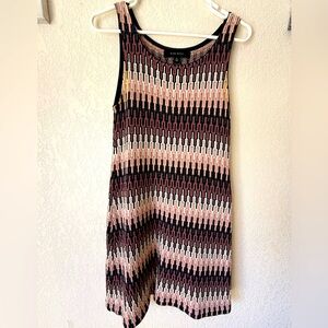 Nine West Multicolor Patterned Midi Dress